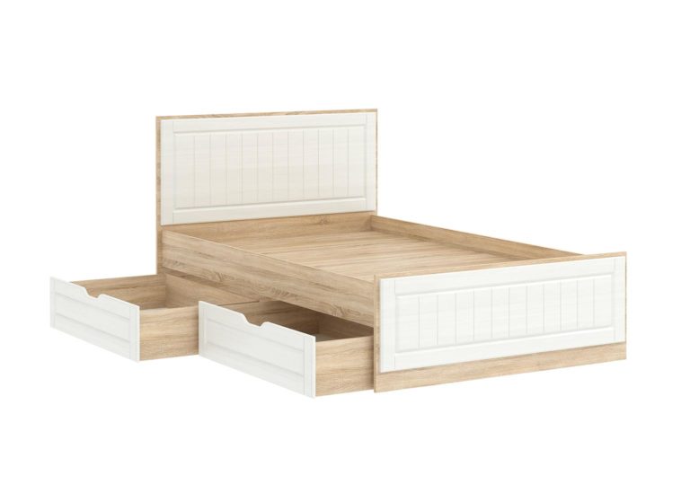 Кровать 1.2 м с ящиками «Оливия» Парк Мебели